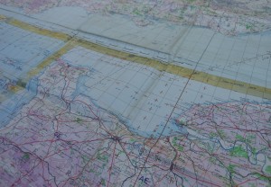 Navigator's flight chart