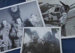Photo montage of WWII pilots